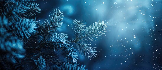 Poster - abstract blue backdrop christmas backdrop idea of winter concept of the color of the year concept of