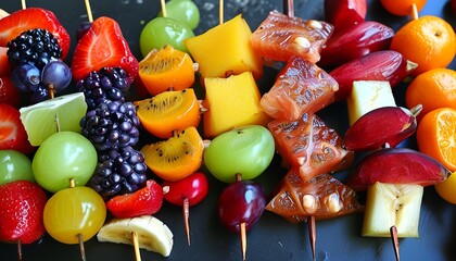 fruit salad on the table