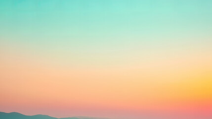 beautiful gradient sky at sunset background