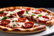 © Galeno - two slices cold leftover pepperoni pizza white background