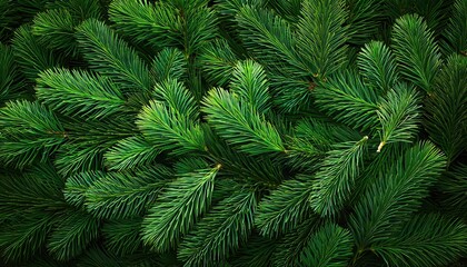 Wall Mural - pine christmas and new year holiday green backdrop 