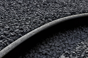 Poster - A close-up of a single conveyor belt