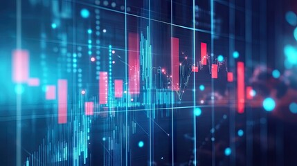 Poster - Business and economic growth on global business network, Data analysis of financial and banking, Customer service, Technology and data connection, Teamwork, Business strategy and Digital marketing.