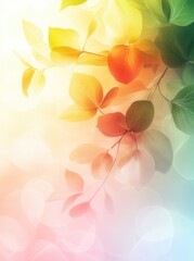 Wall Mural - green leaves background