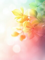 Wall Mural - green leaves background