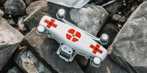 Sticker - Drone activity for medical emergency