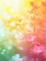 Wall Mural - green leaves background