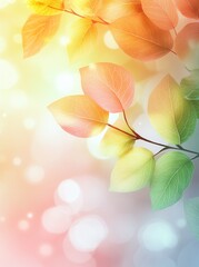 Wall Mural - green leaves background