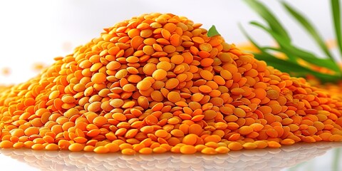 Wall Mural - lentils in a bowl