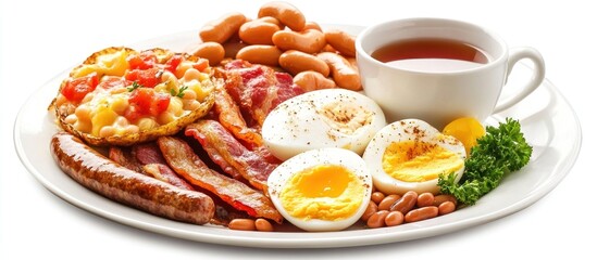 Full English Breakfast with Tea