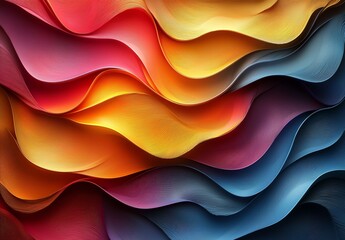 Poster - Dynamic color gradients enhance artworks, designs, backgrounds, patterns, textures, hues, shades, tones, palettes, spectrums, and other imaginative artworks