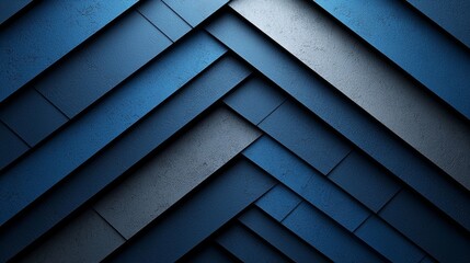 Poster - Diagonal Blue Lines Abstract Background: This abstract background features an overlapping pattern of blue lines, creating a dynamic and modern aesthetic.