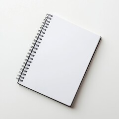 Poster - An isolated white notebook mockup with generative AI.