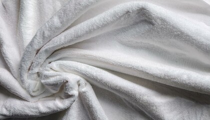 white cotton fabric towel texture abstract background