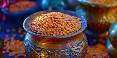 pottery in a market