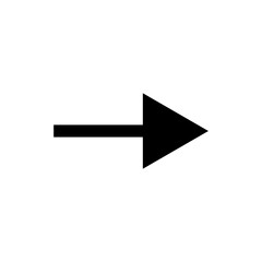 Aufkleber - Graphic Arrow Icon. Arrow Symbol Silhouette Shape Element Decoration. 