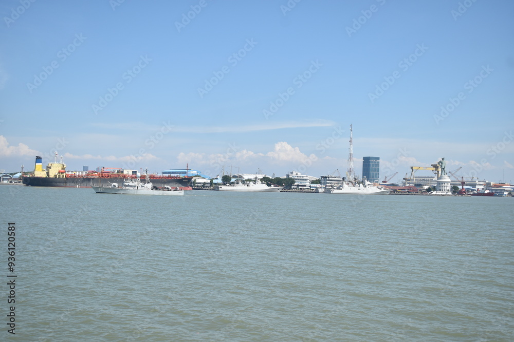 Indonesian National Army Navy Base In The City Of Surabaya This Base