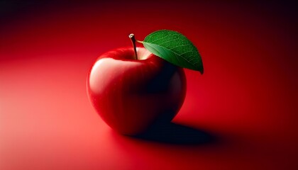 red apple