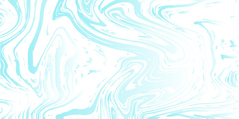 Wall Mural - abstract pattern white and blue marble texture and background. liquify swirl blue and white color ar