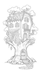 Sticker - drawing of a house