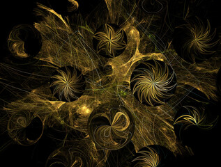 Imaginatory fractal abstract background Image