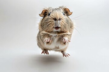 Wall Mural - Guinea pig jumping