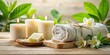© lapeepon - Bathroom spa relaxation with soap and towel , spa, relaxation, bathroom, soap, towel, self-care, wellness, pampering