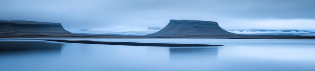 Sticker - Iceland Minimalist Landscape Photography