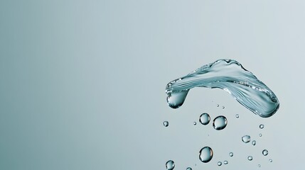 Poster - Mesmerizing Dance of Droplets A Captivating of Nature s Fluid Elegance