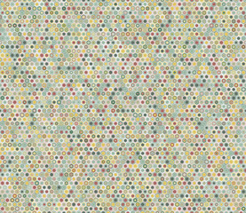 Poster - geometric mesh background. geometric elements of varied style and color. small hexagon geometric sha