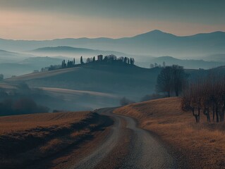 Canvas Print - Italy Minimalist Landscape Photography