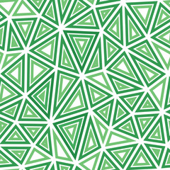 Poster - Abstract template background with multiple repeated inner triangles in a large, one-tone colored style. Seamless pattern with elegant vector tiles. Creative vector illustration.