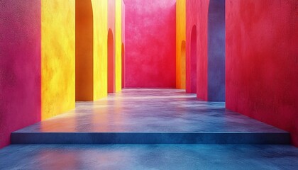 Wall Mural - Modern Website Layout Background with a Professional and Clean Design