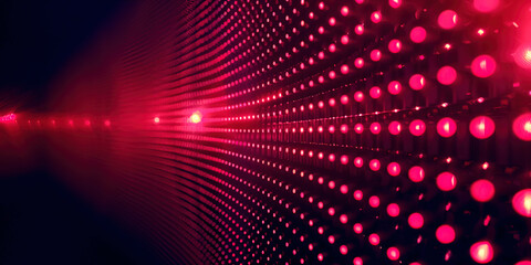 Poster - Red Technological Abstract Background