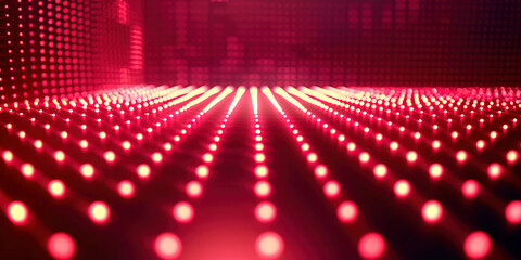 Poster - Red Technological Abstract Background