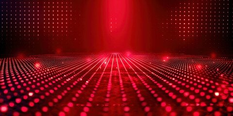 Poster - Red Technological Abstract Background