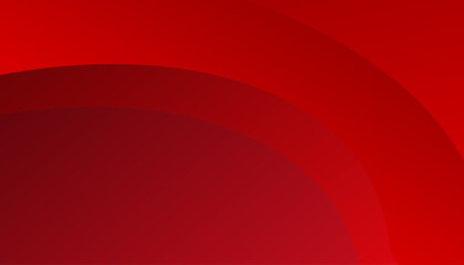  red geometric background. Dynamic shapes composition. Vector illustration