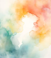 Wall Mural - Abstract colorful background with clouds