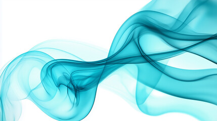 A abstract colorful smoke on white background