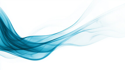 Wall Mural - A abstract colorful smoke on white background