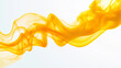 © Nebuto - A abstract yellow smoke on white background