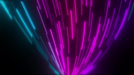 Aufkleber - fast glow lines. computer generated 3d render
