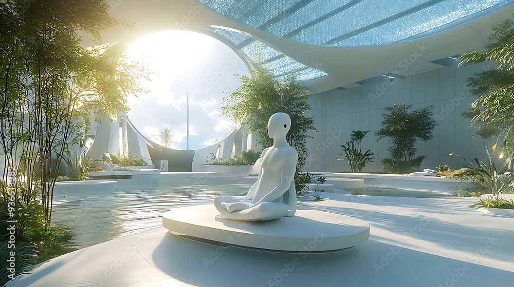 /08/2024 8:03 pm] Midjourney Bot#9282 **A futuristic digital wellness ...