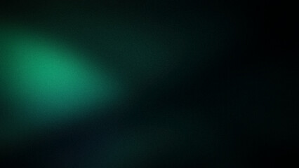 Wall Mural - a dark, moody gradient background with deep green hues and a subtle grainy texture. perfect for crea