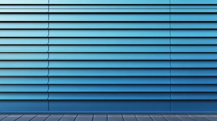 Wall Mural - Abstract blue and black horizontal lines with light accents on a dark background