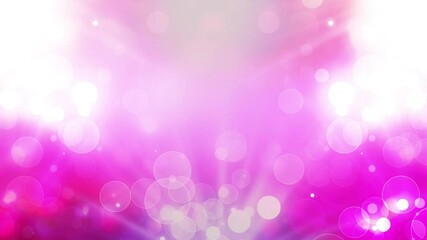 Wall Mural - pink lights fantasy rising 4k loop features defocused lights moving in a pink soft dream-like atmosp
