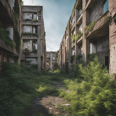 Cidade abandonada.