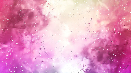 Wall Mural - Cosmic Blossom: Ethereal Pink and Purple Nebula