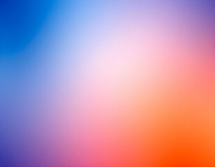 Wall Mural - gradient background with a smooth transition from deep blue at the top to vibrant orange at the bottom create with ai