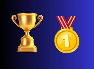 gold trophy cup